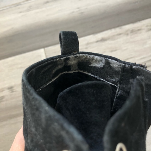 💸 5/20 Sam Edelman 'Tate' Suede Lace-Up Ankle Boot Bootie w/ Chunky Heel - Picture 6 of 16